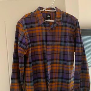 Stussy plaid flannel shirt